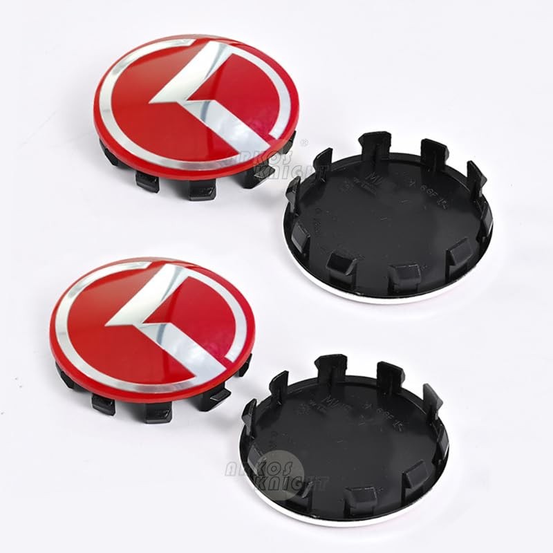 58mm Wheel Hub Center Cap with ABS Material Compatible with Vintage K Auto