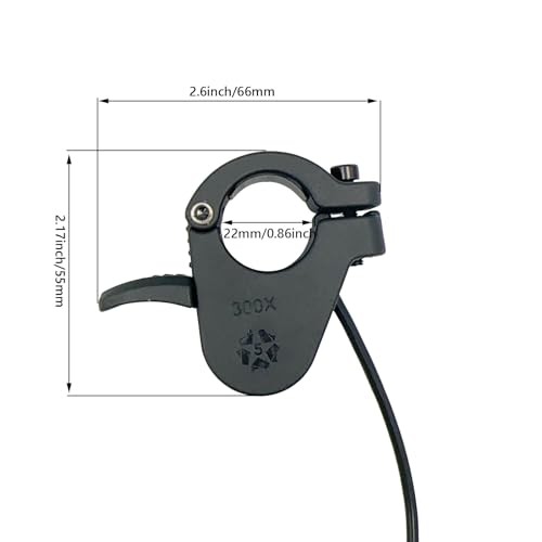 Electric Throttle 300X Thumb Throttle 3-Pin M8 Waterproof Plug Ebike Throttle