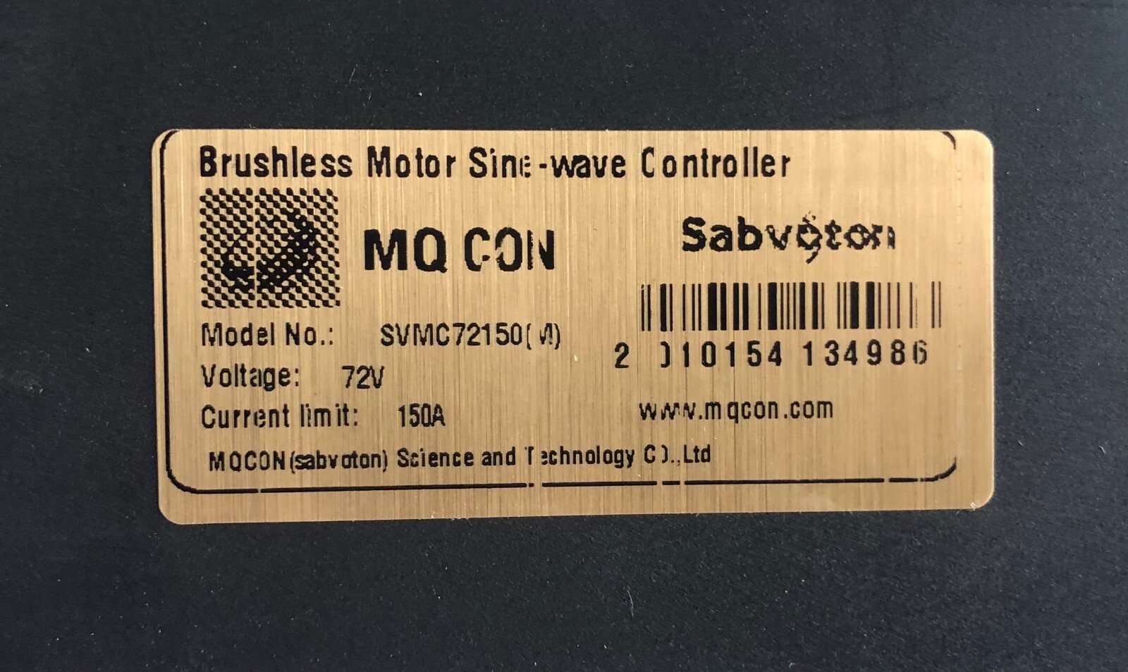 Us stock:QS273 150mm 8000W 3.5T 19*185inch hub motor wheel with Sabvoton 150A.