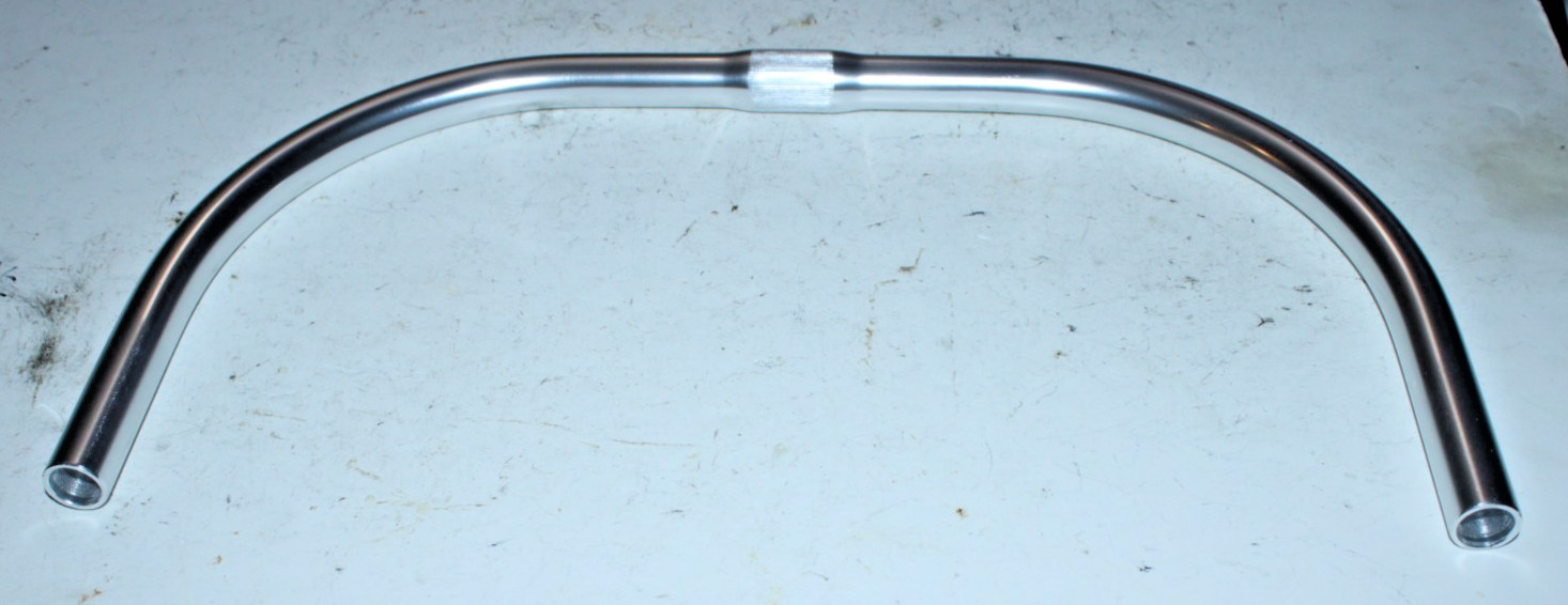 Nitto Promenade B617AA Handlebar 25.4mm 450mm Japan Silver 0°Rise Cruiser Hybrid