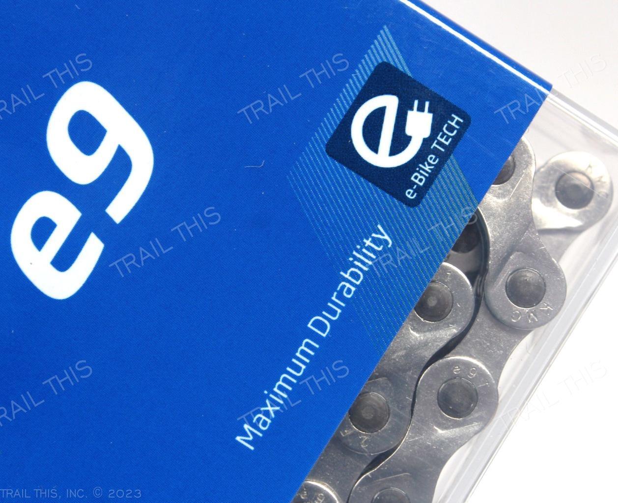 KMC e9 Silver 9-Speed 136L eBike Chain fits Bosch Bafang Lekkie 9-Speed e-Bikes