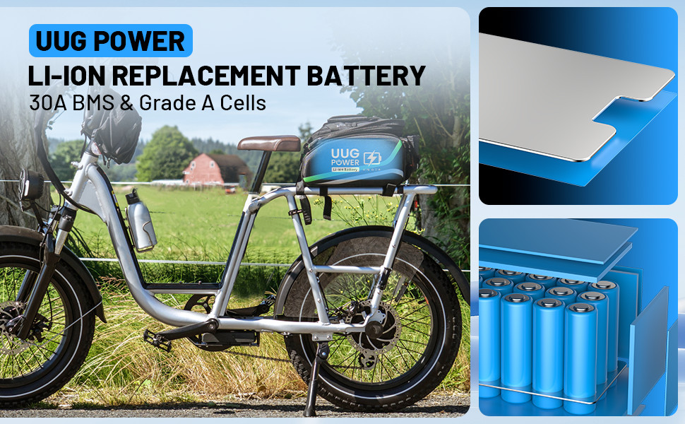 36V 10Ah/20Ah Battery For 100W-1000W Motor Li-ion Ebike Electric Bicycle Bike