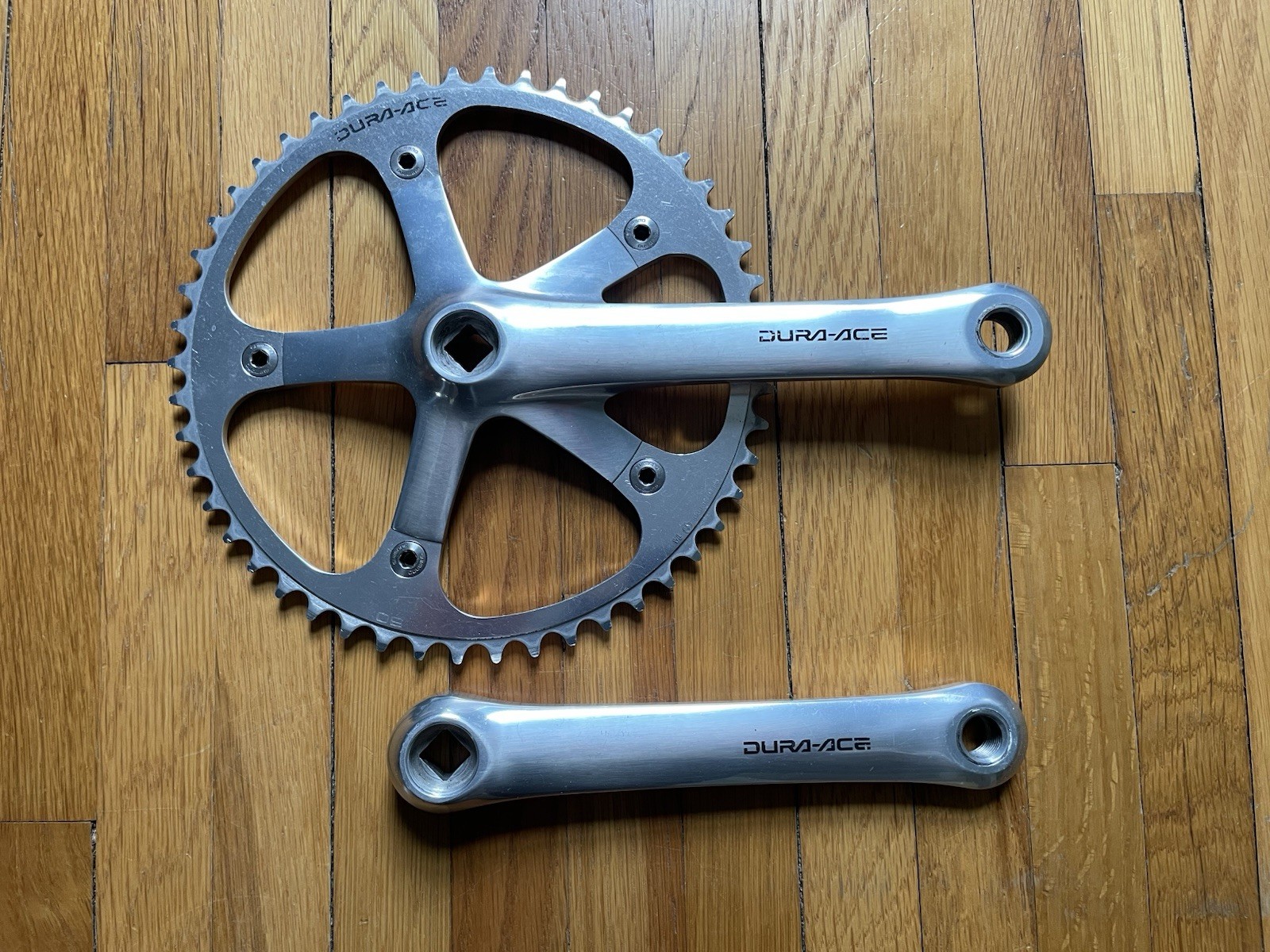 NJS Shimano Dura Ace FC-7600, 172.5mm, Track Fixed Gear Crankset w/50T Chainring