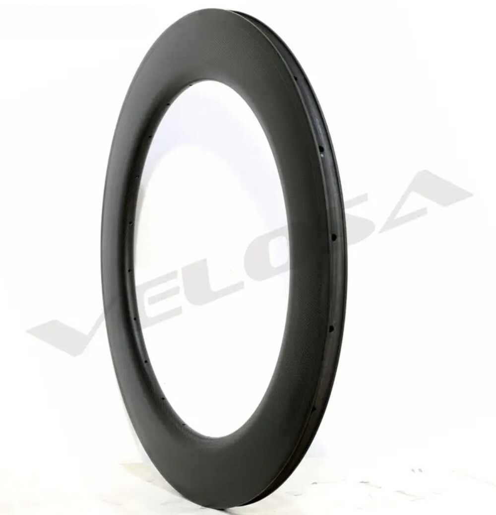 700C Road Bike Carbon Rims 88mm Depth 25mm Width Aero U Shape Clincher/ Tubular