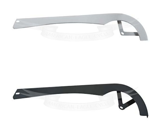 NEW!! 21″ LONG LOWRIDER STEEL SMOOTH CHAIN GUARD IN BLACK OR CHROME FOR 26″ BIKE