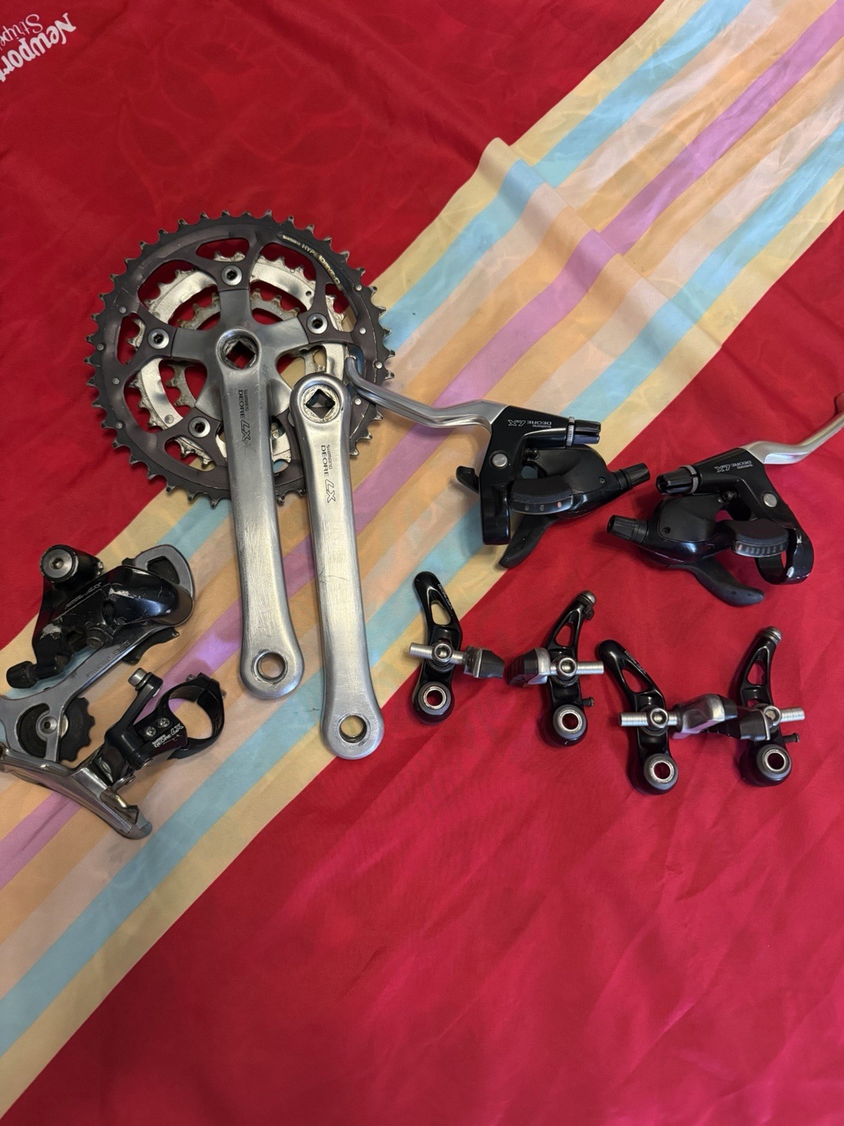 Shimano Deore LX Groupset -Crankset -Derailleurs-Shifters-Levers-Brakes