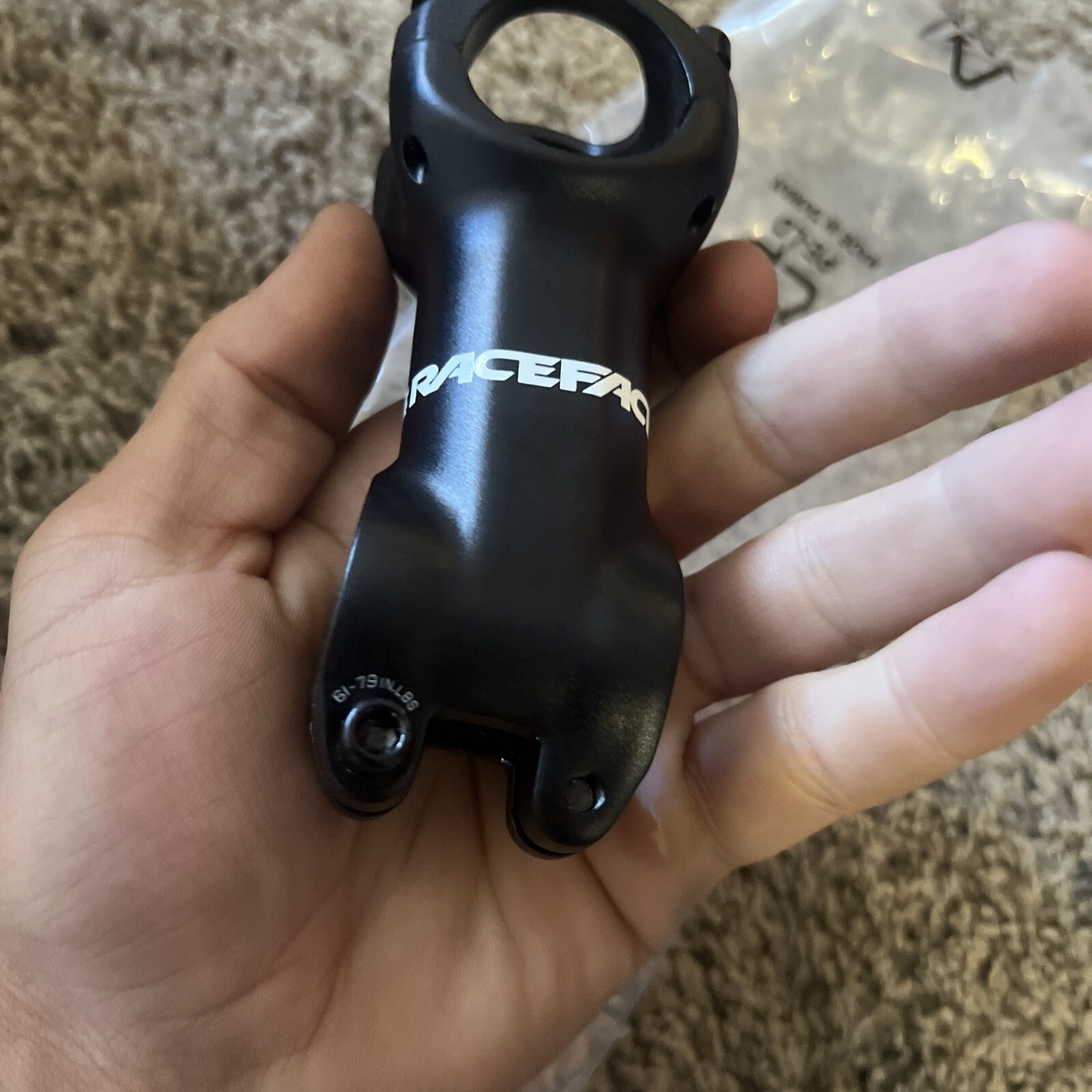 RaceFace Turbine Stem 80mm Clamp 31.8mm +/-6 Deg 1 1/8 Black Mtn Bike 80 20 40