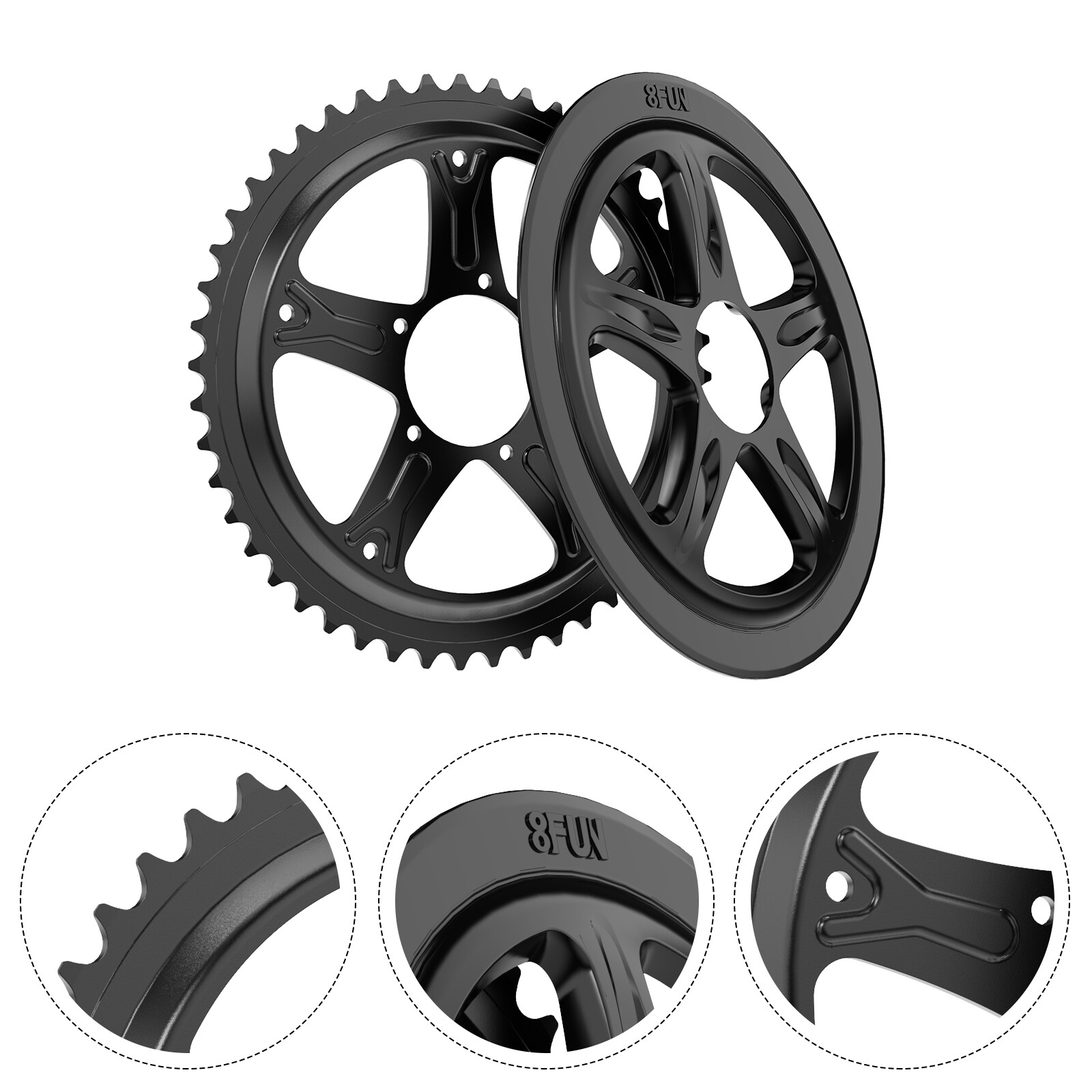 Chainring Sprocket Chainwheel for Bafang BBS01B BBS02B 250W-750W Motor Mid Kit