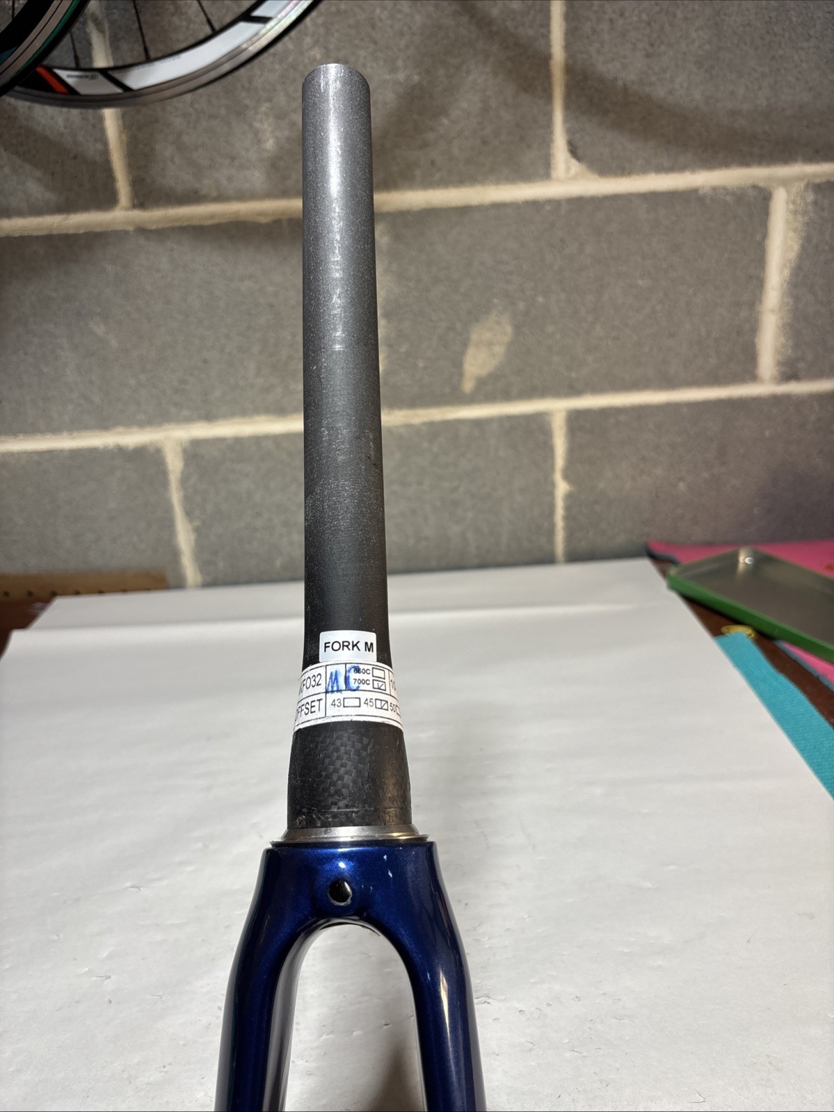 Felt Aero Carbon Road Fork 700c 1 1/8–1.5″ Tapered 300mm Steerer 45mm Rake