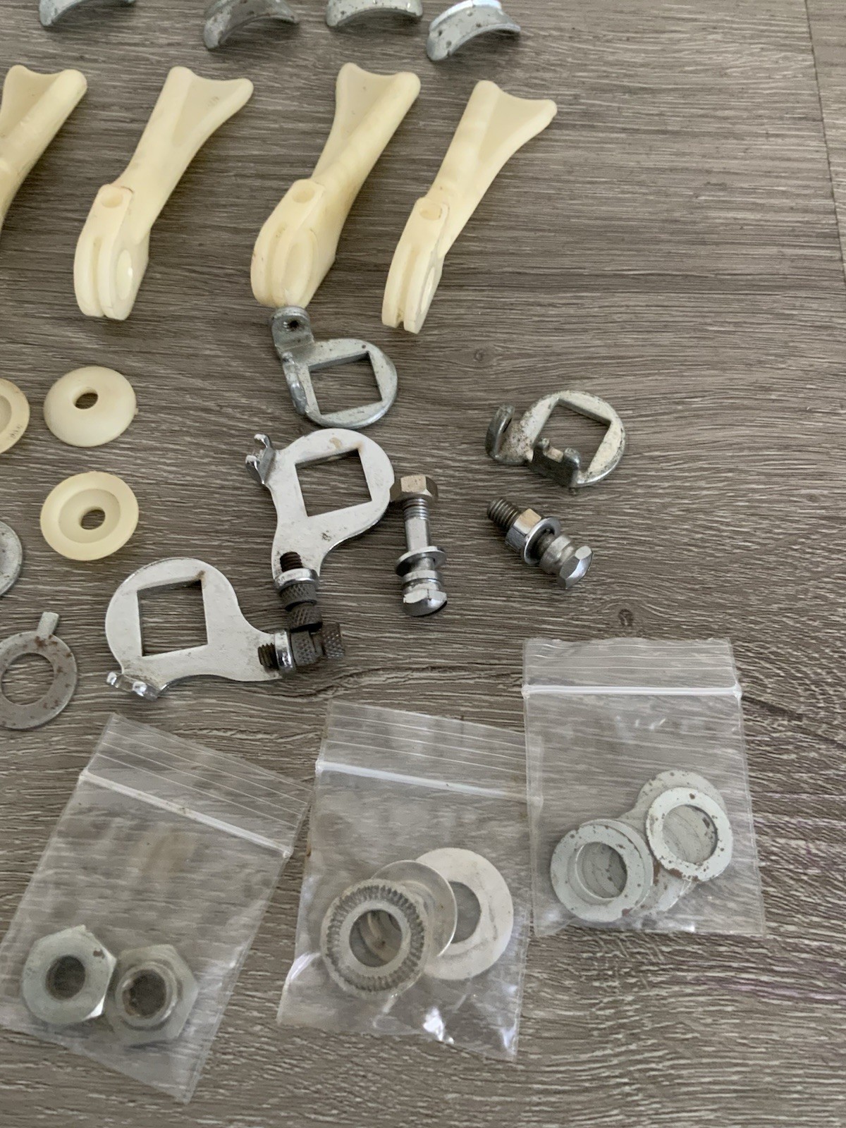 SIMPLEX SHIFTER PARTS ASSORTED ABLINO SHIFTERS MOUNTING BOSSES HARDWARE