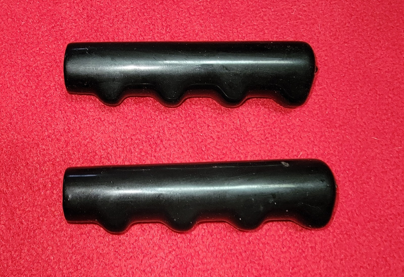 2 Bike Bicycle Black Smooth Hand Grips Molded – 7/8″ X 4.5 Inches Long