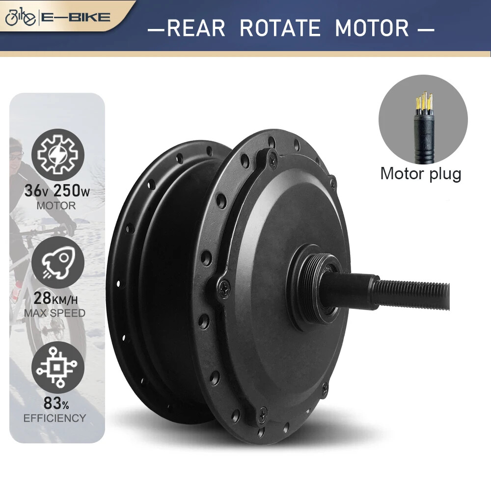 250W 350W 500W 36V/48V Front Rear Brushless Motor for E-bike Conversion Kit