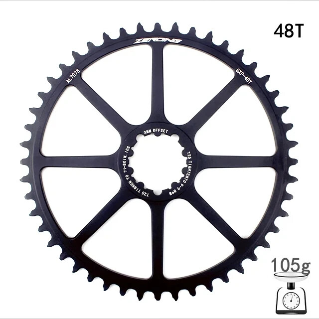 Road Bike Chainring 40/42/44/46/48/50/56T Folding Bike Chain Wheel 8-12 Speed