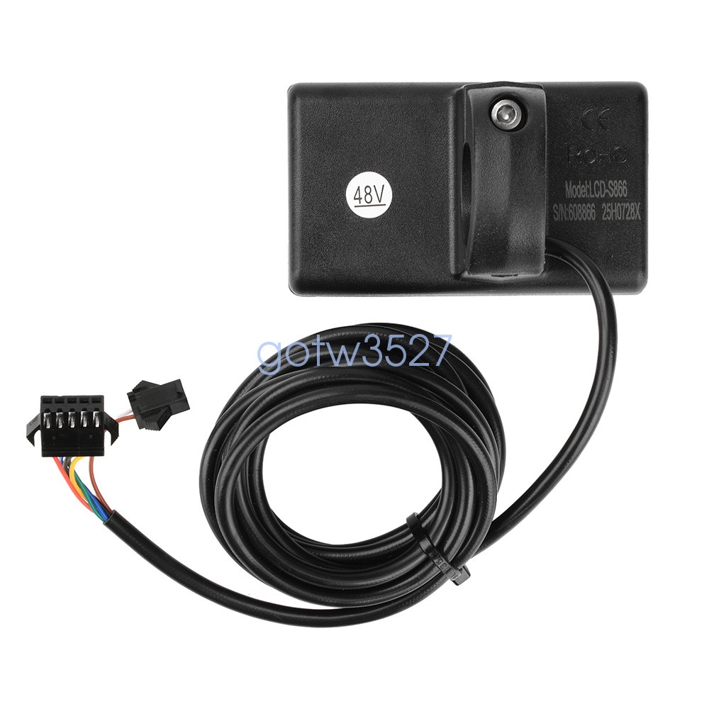 36V 48V 64V 40A 30A 20A Brushless Motor Controller E-Bike S866 LCD Display Meter