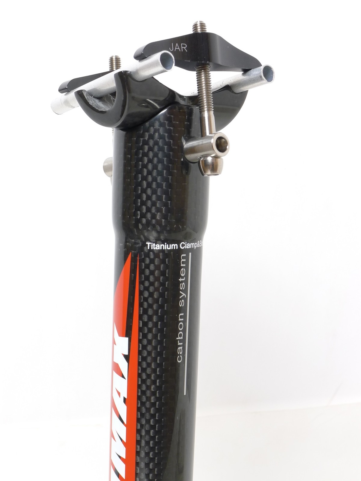 140g,31.6x350mm Climax SP02C 3K gloss carbon Seatpost Ti Hardware Road MTB Black