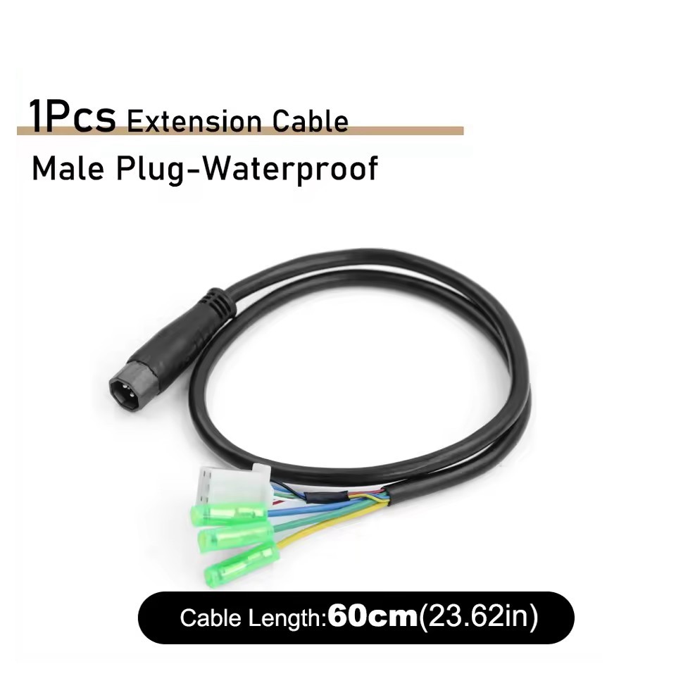 E-bike Julet 9Pin Hub Motor Extension Cable Conversion Line Waterproof Cable