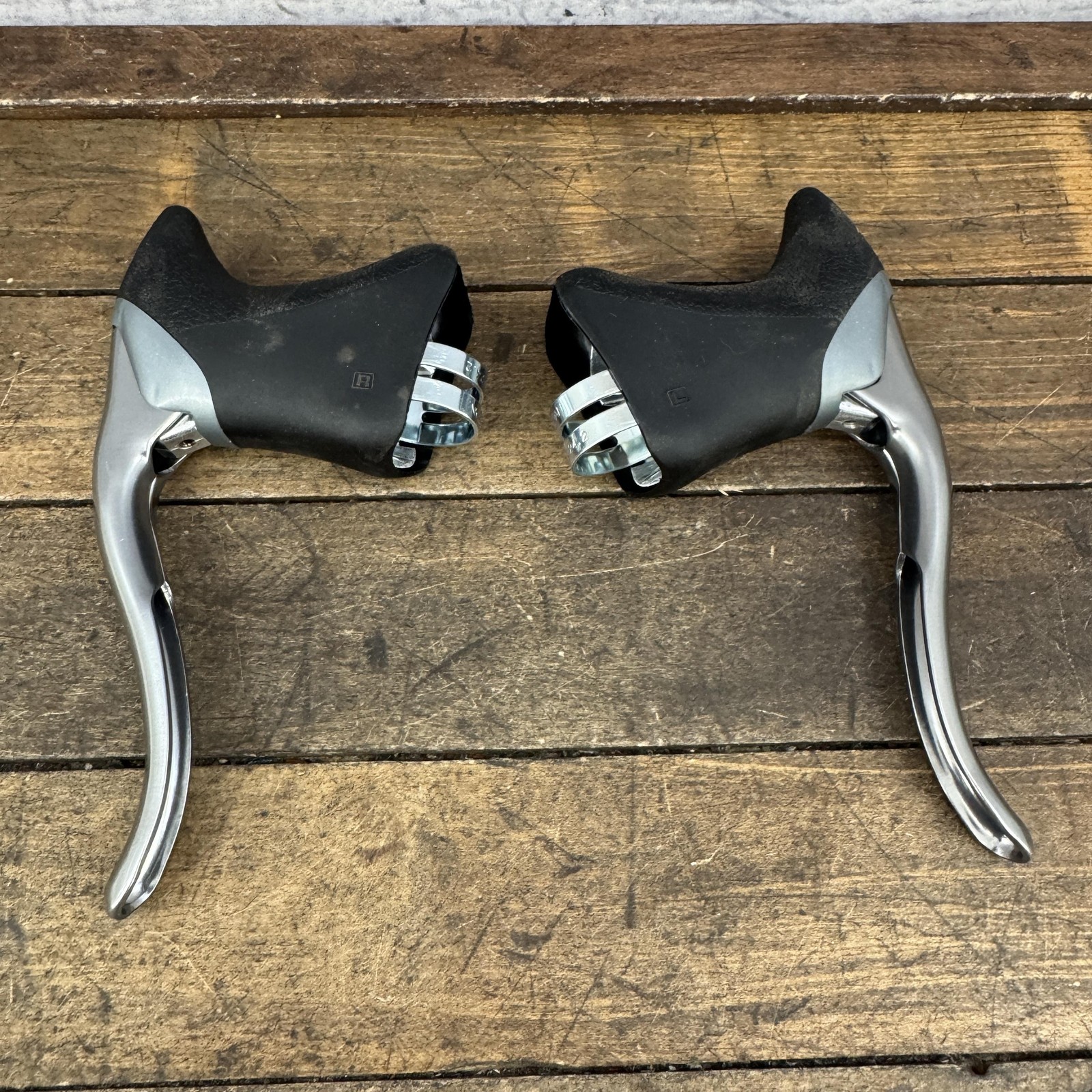 Vintage Shimano Exage 500EX BL-A500 Brake Levers NOS Hoods Pair Super SLR Grey