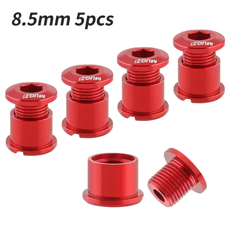 4/5pcs Bike Chainring Bolts MTB Road Crank Screws 6.5mm 8.5mm Set
