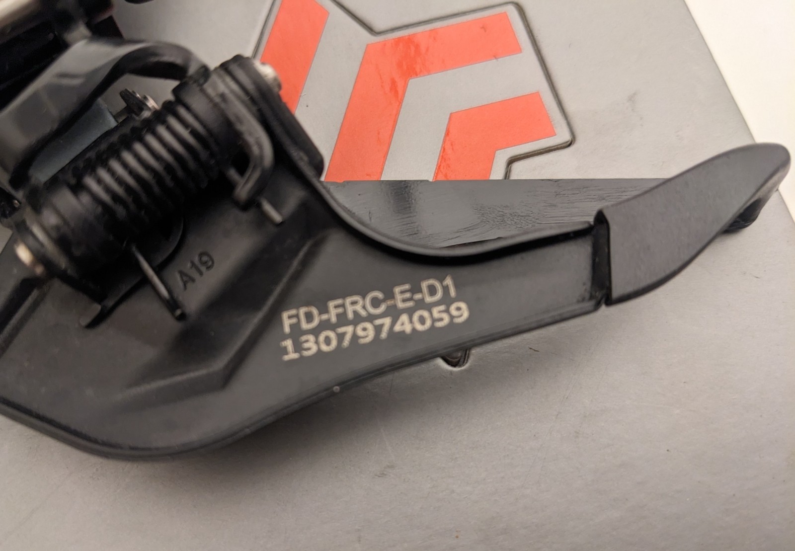 SRAM Force eTap AXS Front Derailleur – Braze-on, Gloss Black – NO BATTERY