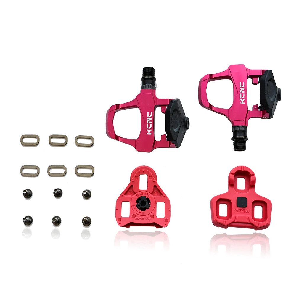 Alloy Road Bicycle Pedal Selflock Kcnc KPED 10 Titanium axle 248g Look KEO cleat