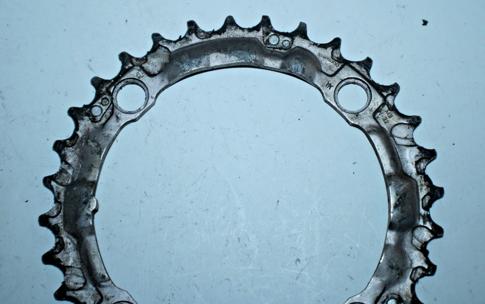 Shimano M-9N32 MTB Bike Chain Ring 4-Bolt 32Tooth 32T 104BCD Silver Gravel Road