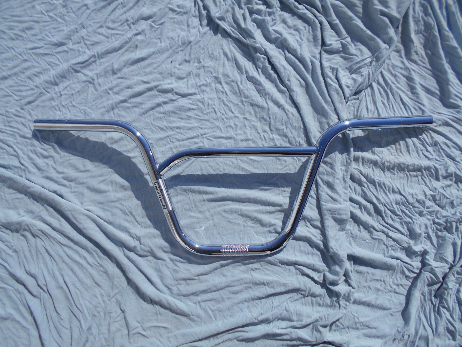 New Al’s Rapid Transit Chrome Cook Style Right Bend Bars 29″x9″ BMX 4130 Knurled