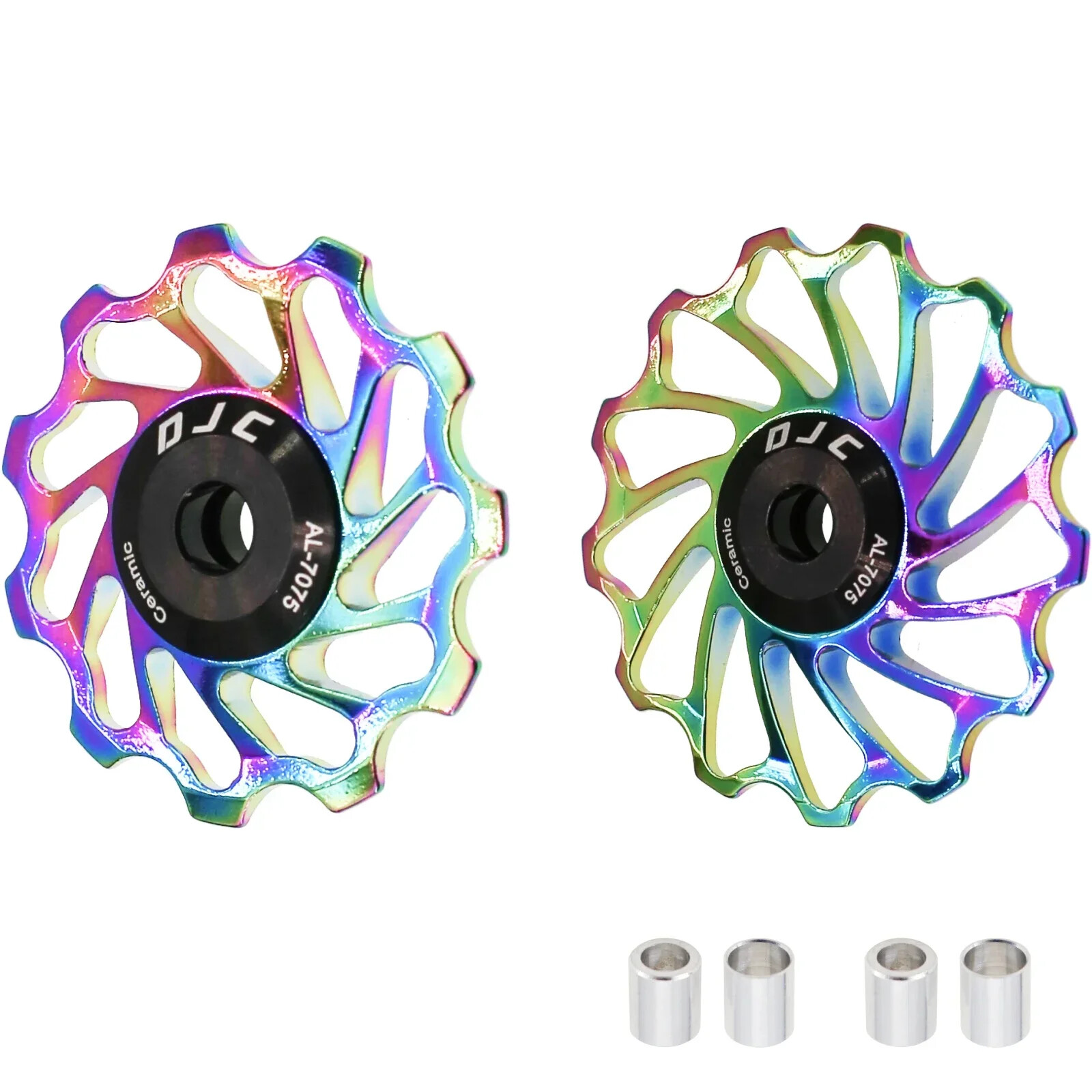 DJC Bike Pulley Wheel Ceramic Bearing Oilslick 11T 12T 13T 14T 16T MTB Road Bike