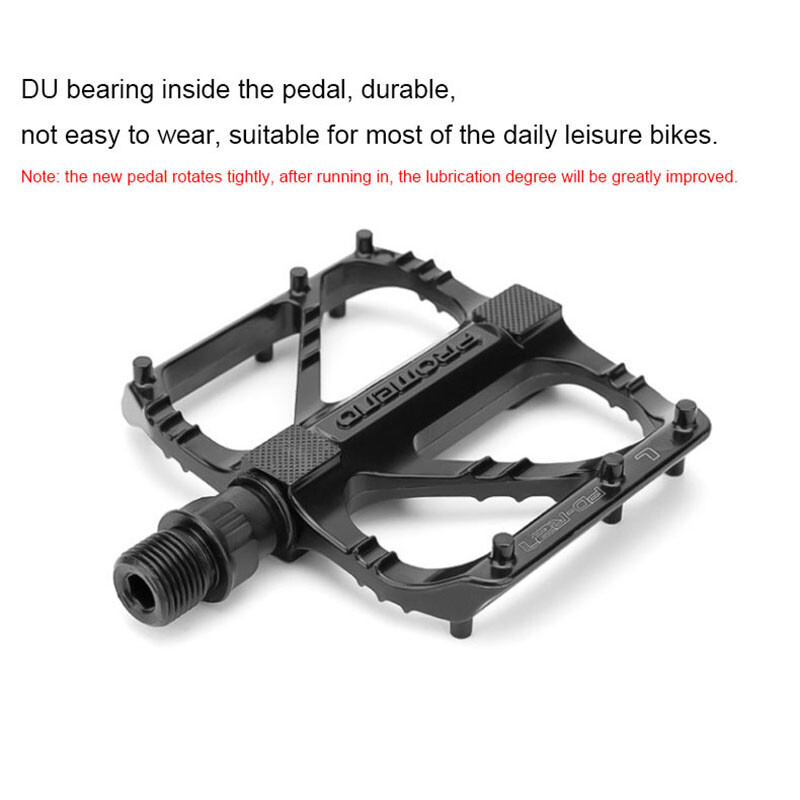 9/16″ Bicycle Universal Bike Pedals Bicycle Aluminum Non-Slip Flat Bearing Pedal