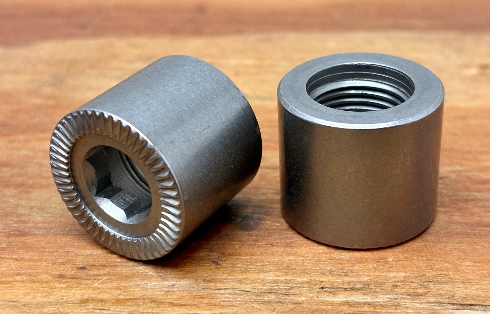 Phil Wood New 2x Rear Track Hub Replacement End Caps 16 mm for 126 spacing 1 pr