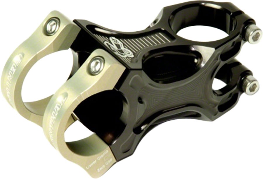 Renthal Apex Stem 31.8mm Clamp 1-1/8 Steerer 60mm Length +/- 6 degree Black/Gold