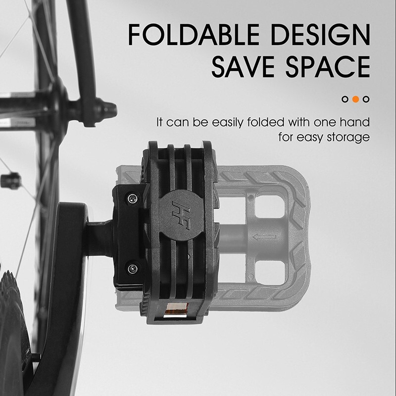 WEST BIKING Foldable Bicycle Pedals Nylon Cycling Folding Bike Pedals 9/16in
