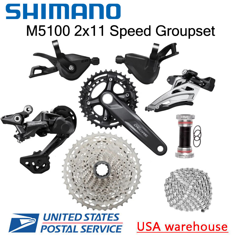 Shimano Deore M5100 2×11 Speed 36-26T 170 175 11-42T Groupset MTB