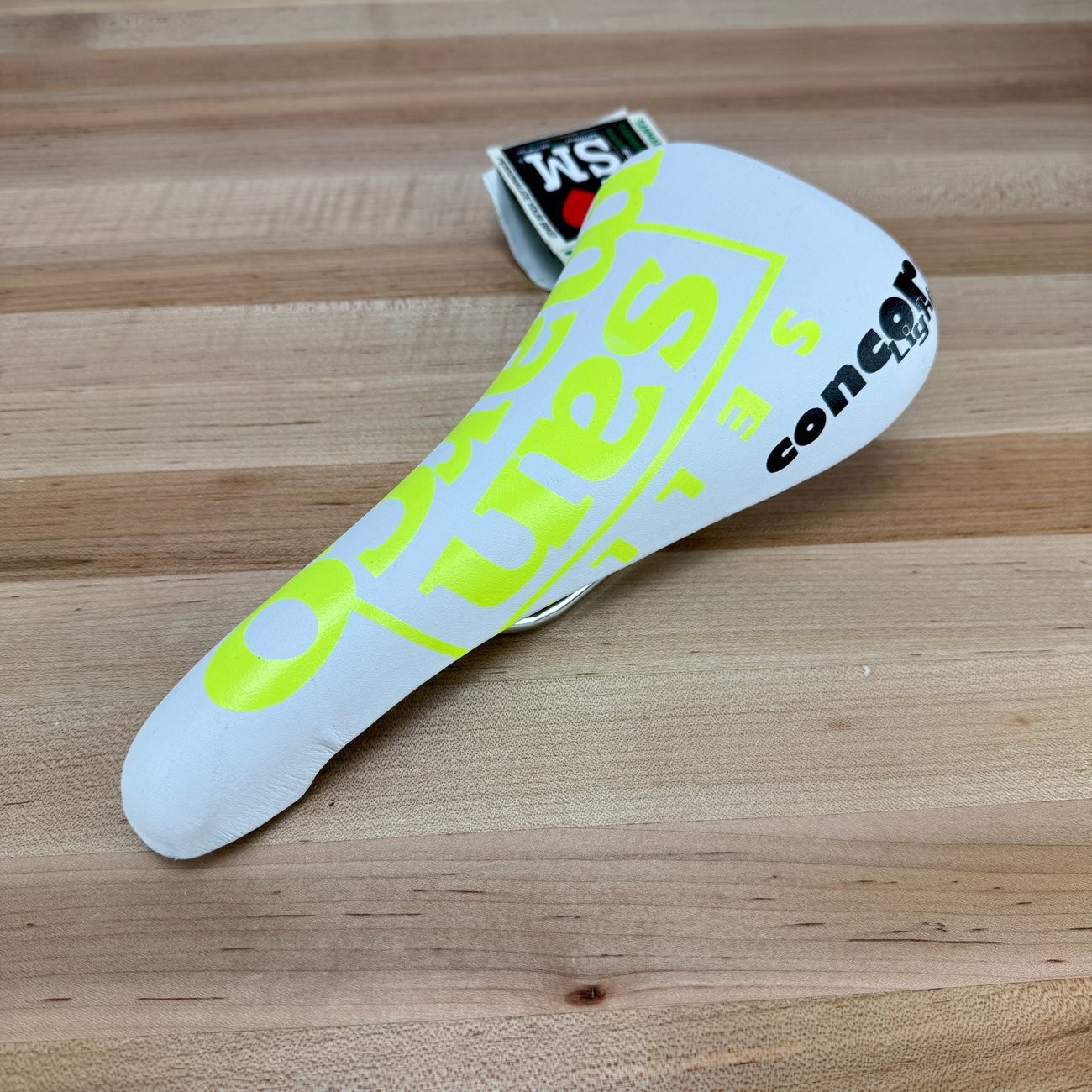 New! San Marco Concor Light 128mm 7x7mm Titanium Rails Bike Saddle 233g