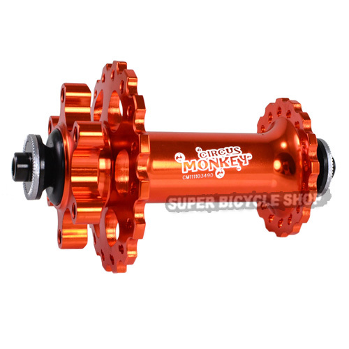 Circus Monkey HDW2 MTB Disc Hubs,24 Hole,1 Pair,Orange