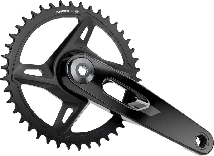 SRAM Rival 1x XPLR Wide Crankset – 172.5mm, 12/13-Speed, 42t, 8-Bolt Direct