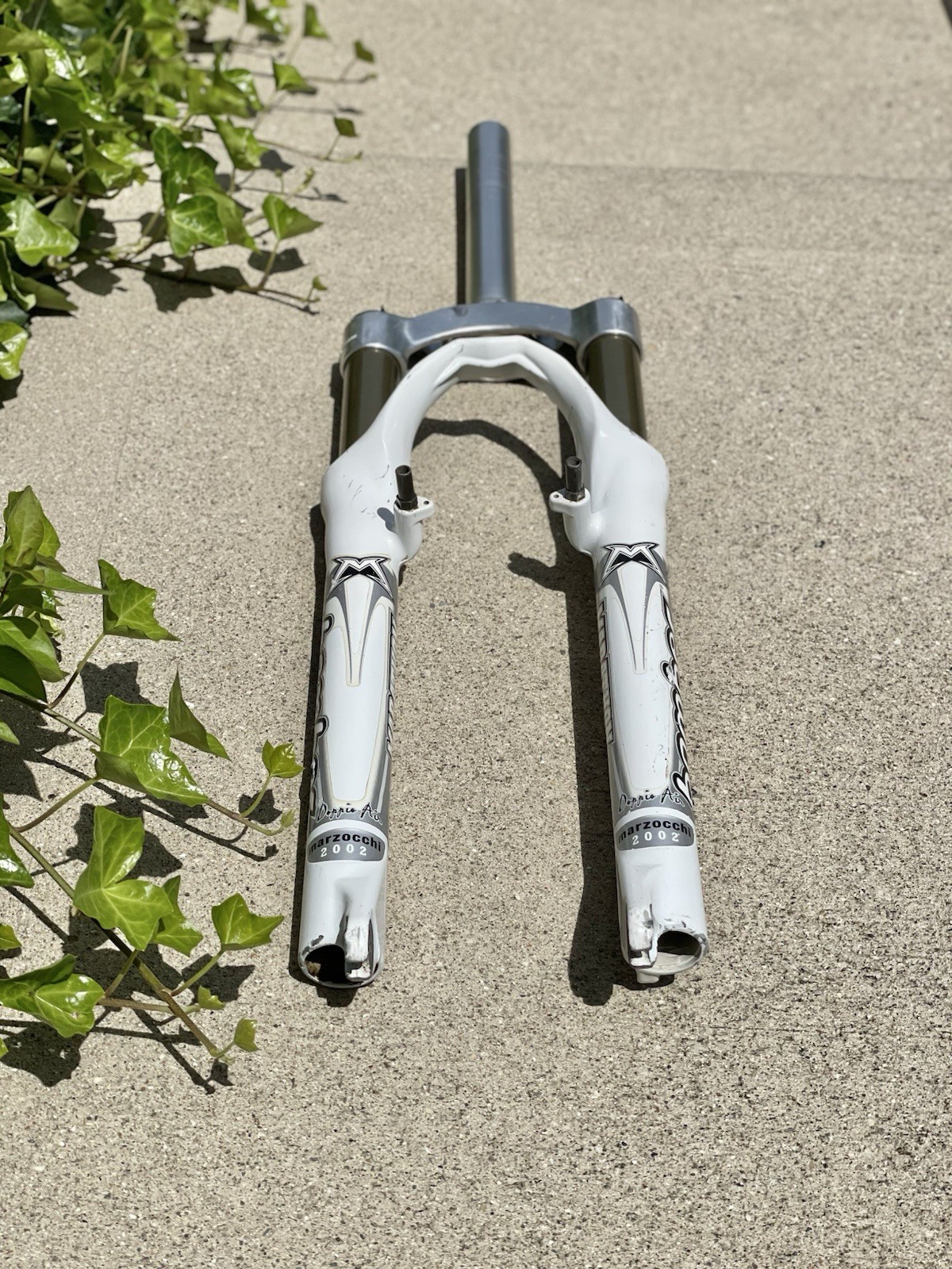 Marzocchi Bomber Marathon 26” Fork 1 1/8” Threadless Doppio Air 2002 Italy