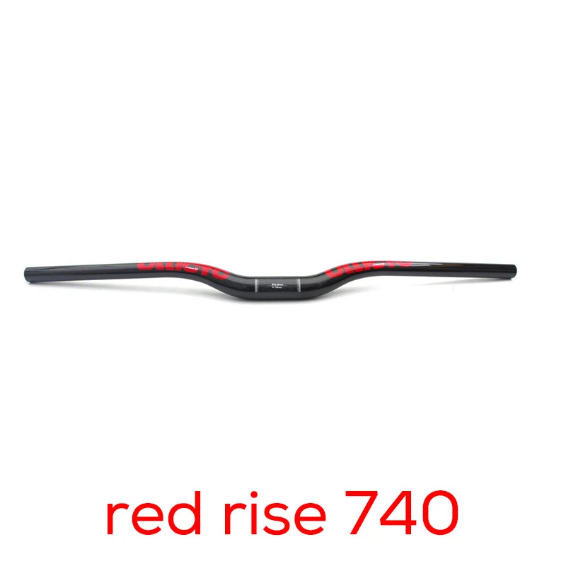 Carbon Fiber Mountain Flat Riser Bar 31.8mm Stem Clamp Bicycle Handlebar