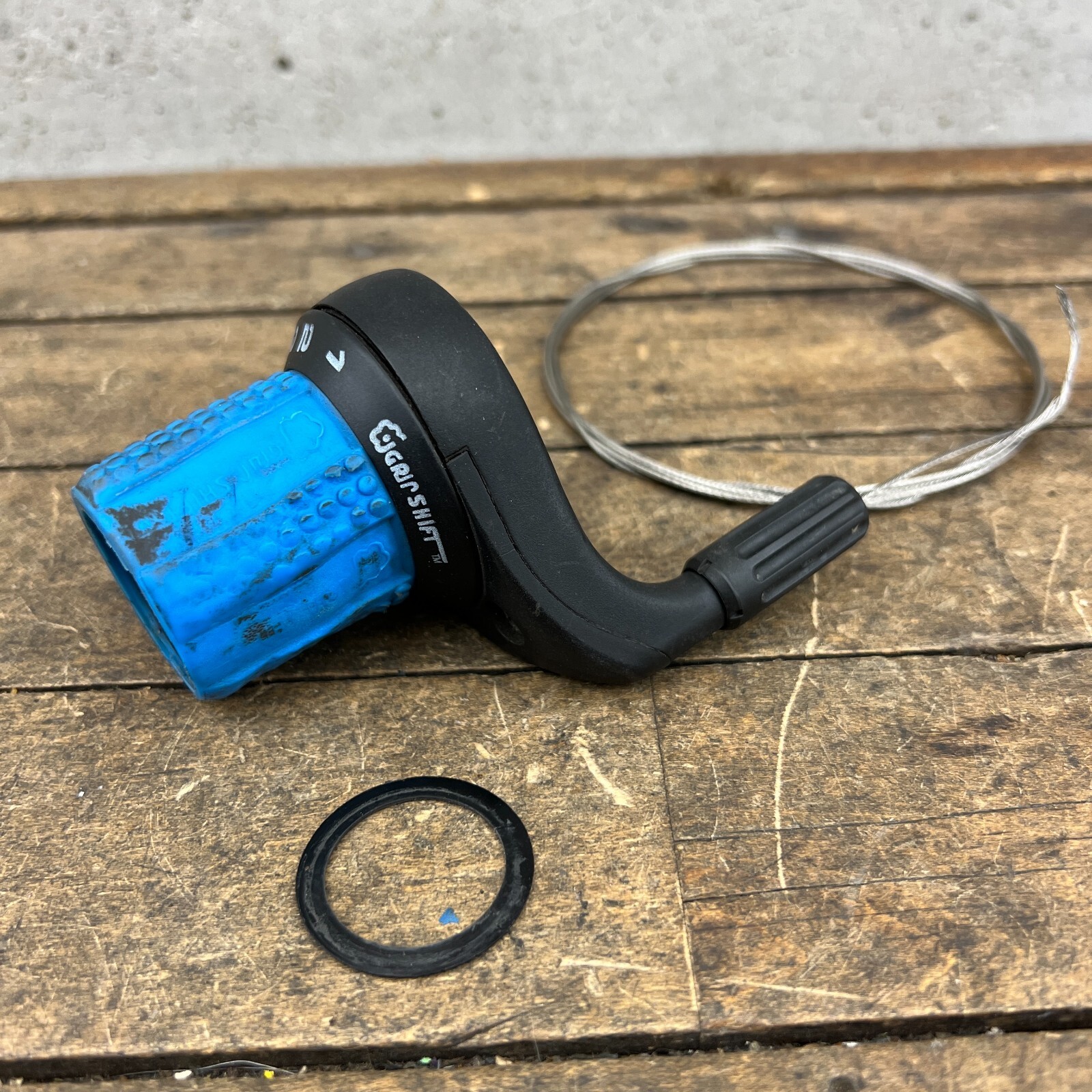 Vintage Grip Shift Shifter Blue Right 8 Speed 8s Gripshift Twist MTB Sram