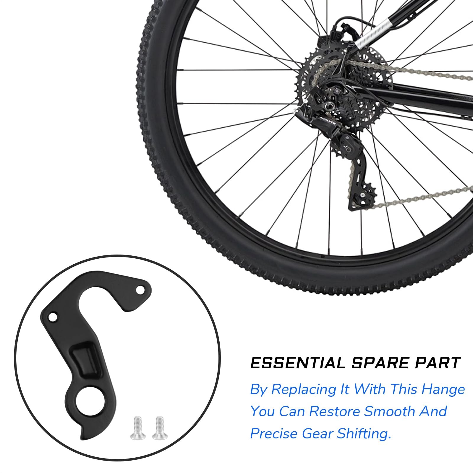 KIEVODE Derailleur Hanger for Cannondale Catalyst, Forray, Standard, Black