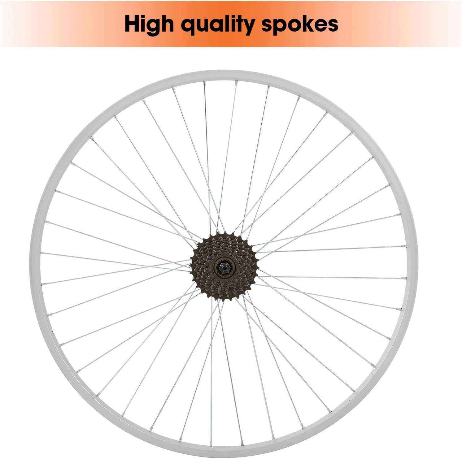 26″ 27.5″ 28″ X1.75″ Alloy Bike Rim for 1.75 to 2.215 Inch Wide Tire, Front & Ba