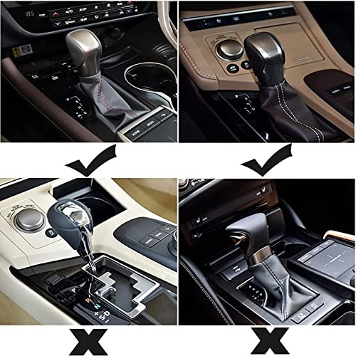 Bling Shifter Gear Lever Accessories Fit for Lexus 16-18 ES350 15-22 White