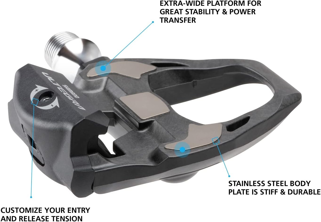 Shimano Ultegra PD-R8000 Carbon SPD-SL Pedal L/R Pair w/SM-SH11
