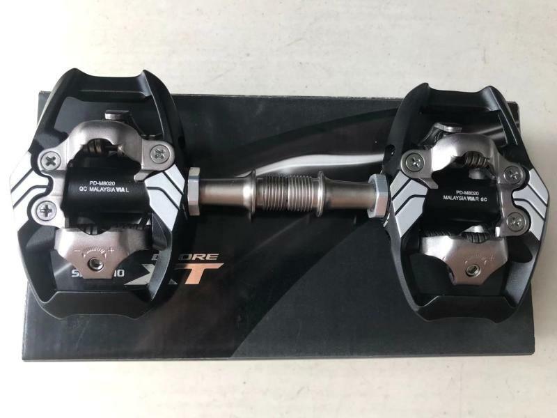SHIMANO DEORE XT PD-M8020 mtb bike pedal with SPD cleats Self-Locking SPD MTB