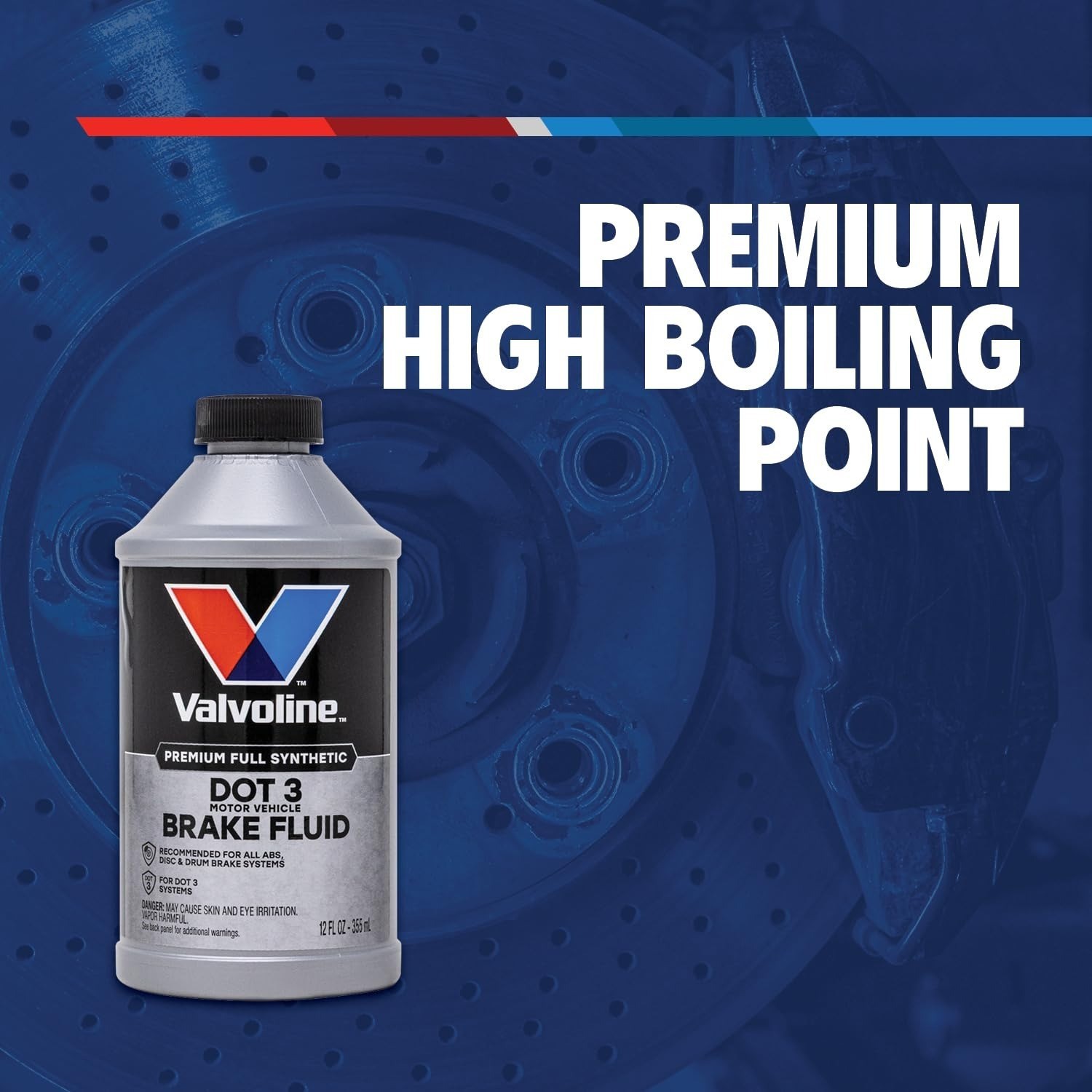 Valvoline DOT 3 Synthetic Brake Fluid 12oz – High Boiling Point