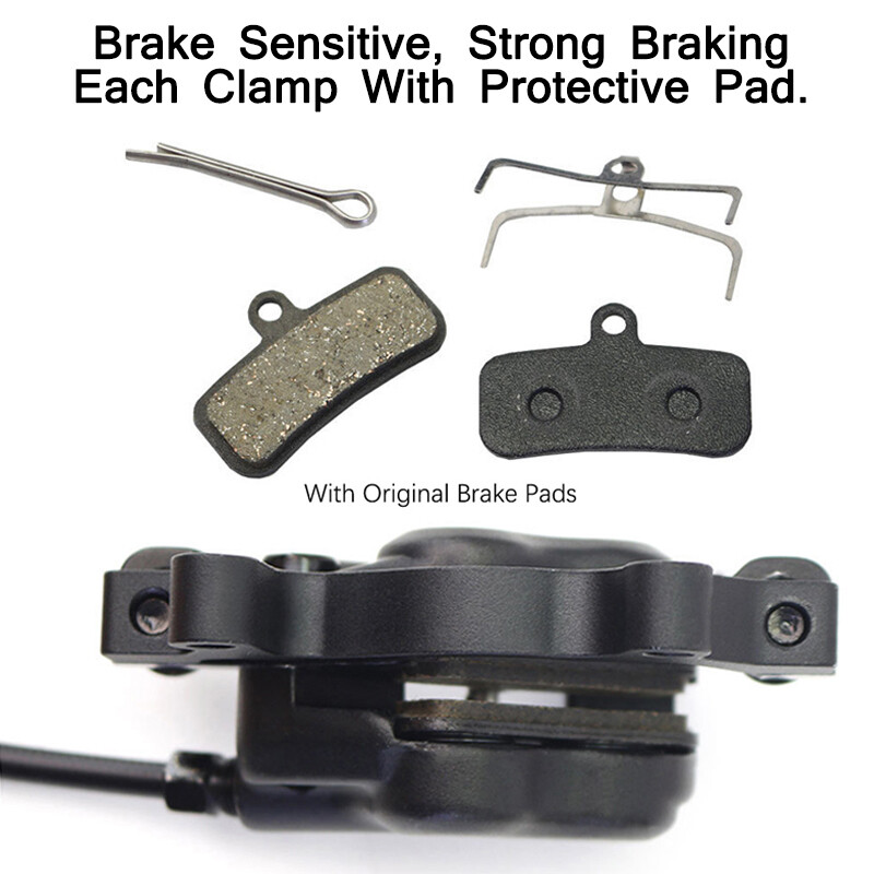 ZOOM Hydraulic Disc Brake 4-Piston Caliper Lever IS/PM 160mm Mountain Bike Part
