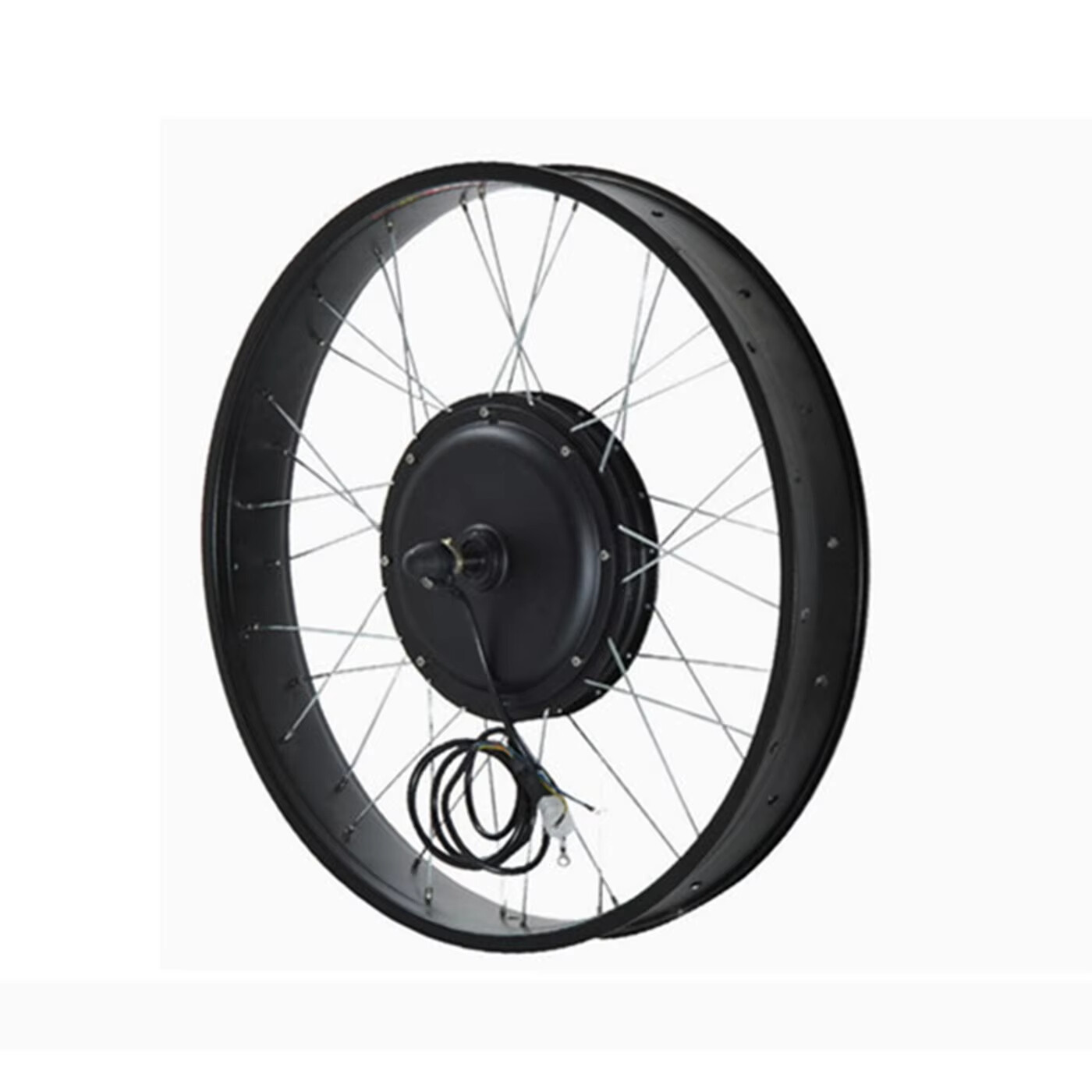 48V 52V 60V 1500W 20/24/26×4.0” Fat Tire eBike Rear Motor Wheel Conversion Kit