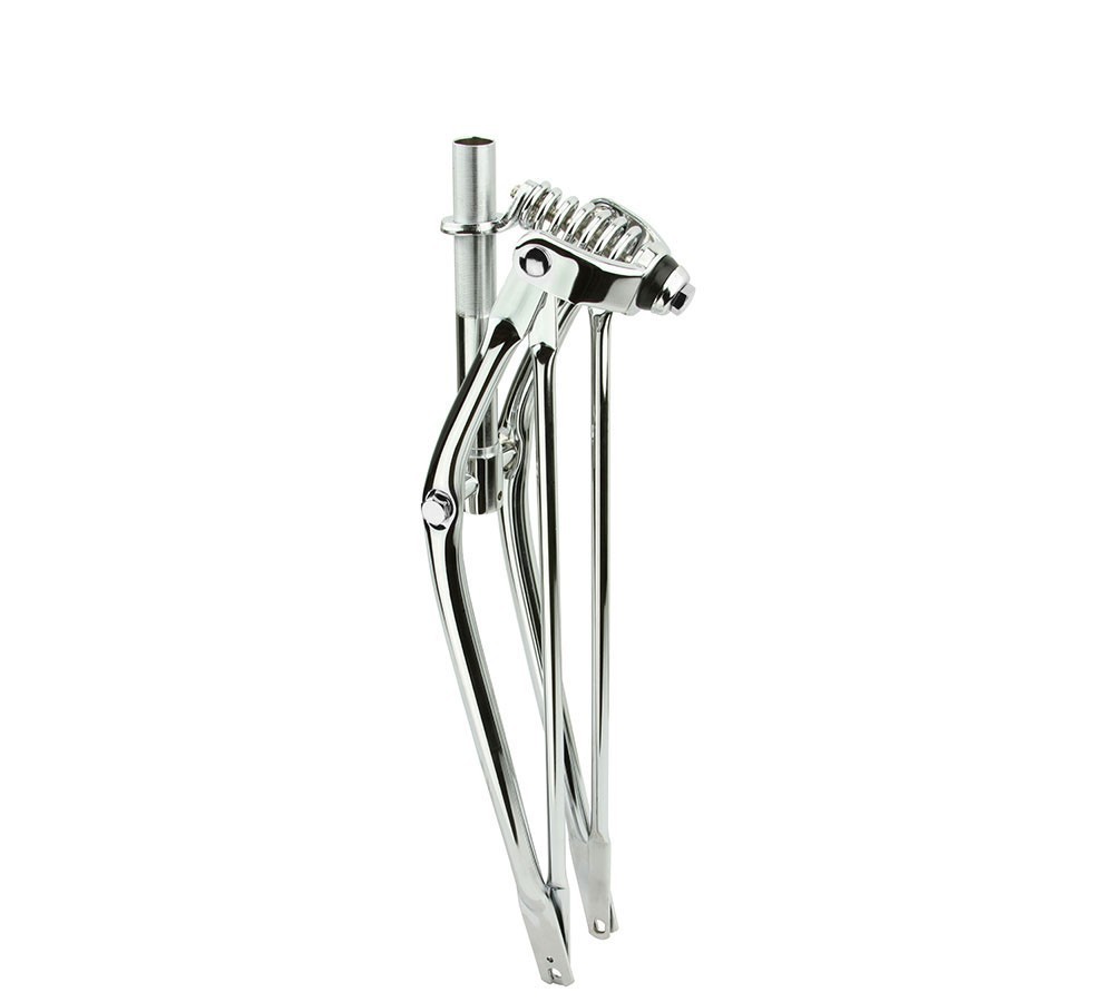 26″Beach Cruiser Bicycle Classic Straight Spring Fork VINTAGE SCHWINN Chrome