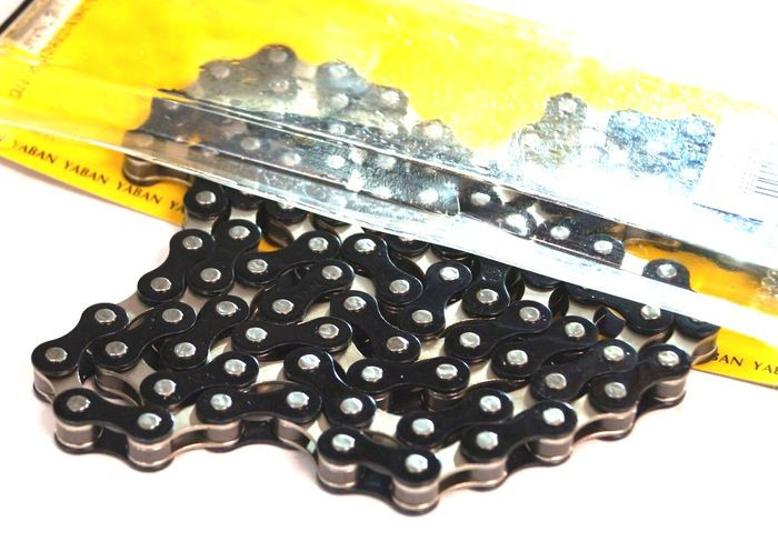 YBN S-410 Singlespeed Chain — 1/8″ x 112 Links / Black — AUS STOCK — Bike