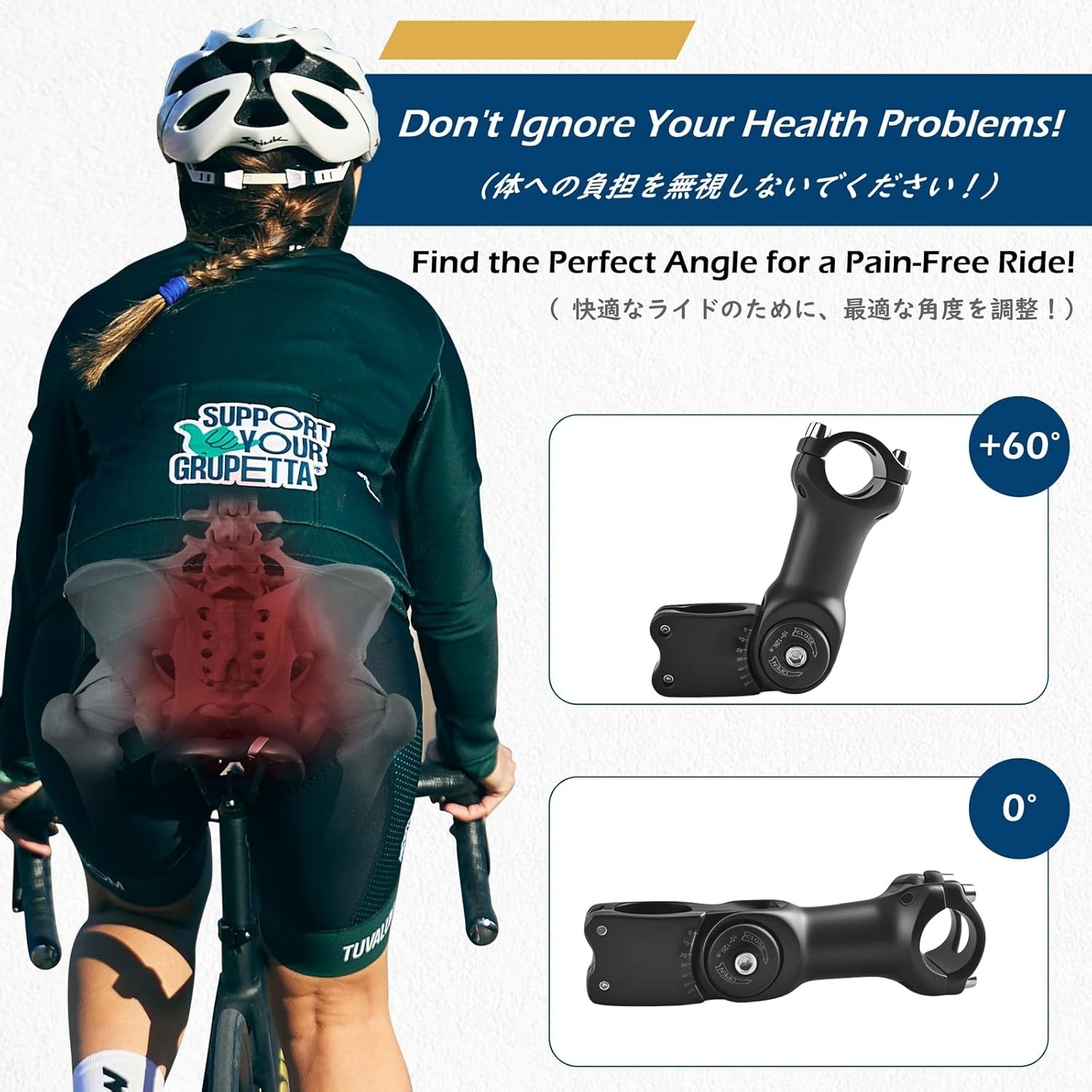 Bike Stem 25.4 31.8 Adjustable 90/110/130/145mm Bike Handlebar Extender Stem …