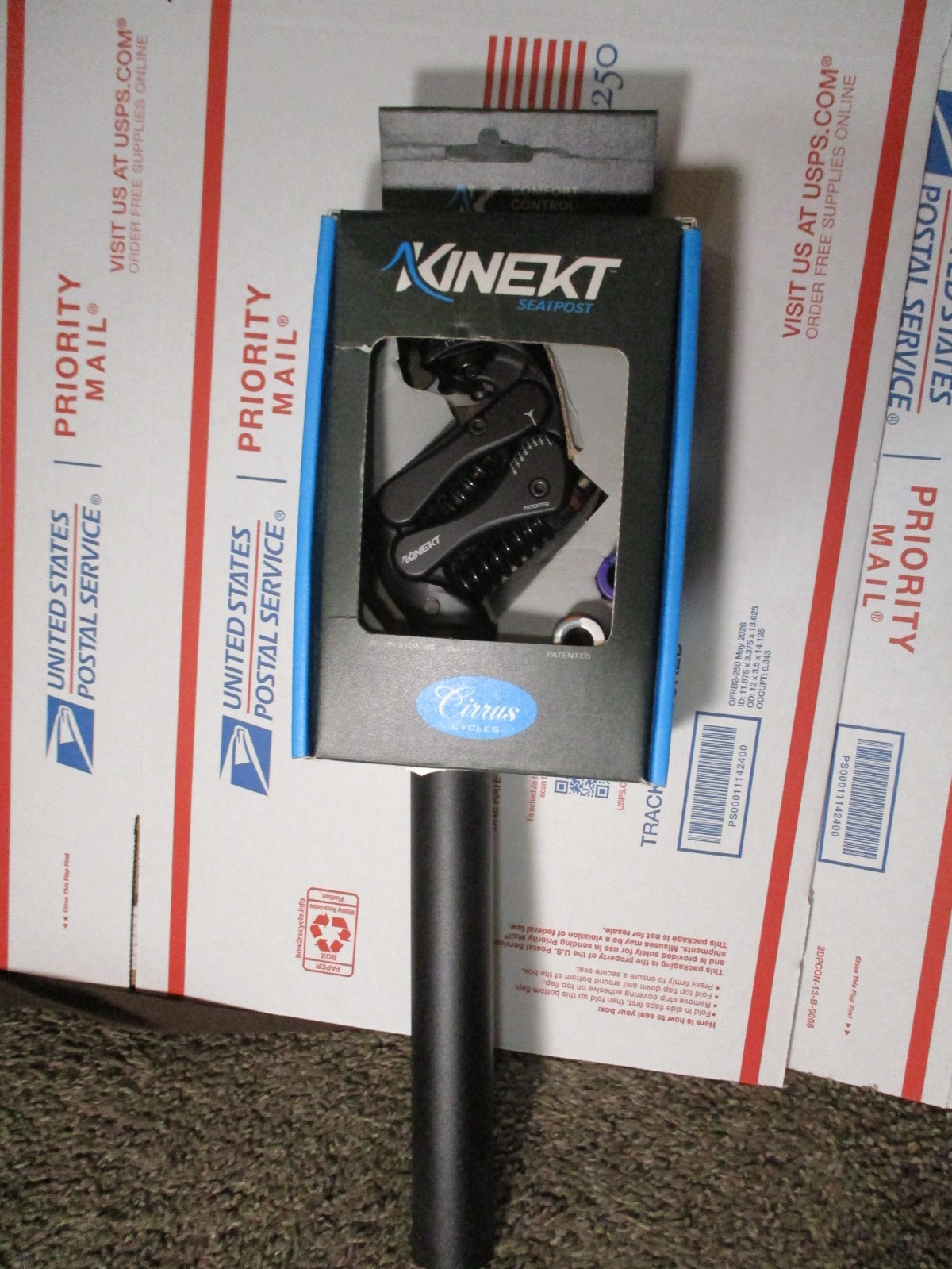 Cirrus Cycles Kinekt Active Suspension Seatpost 31.6mm 350mm
